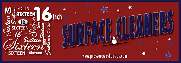 16" SURFACE CLEANERS